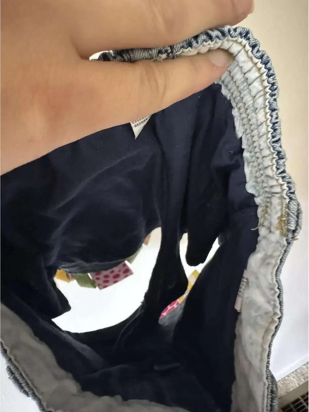 Oshkosh Y2K HTF fabric appliqué Denim Skirt